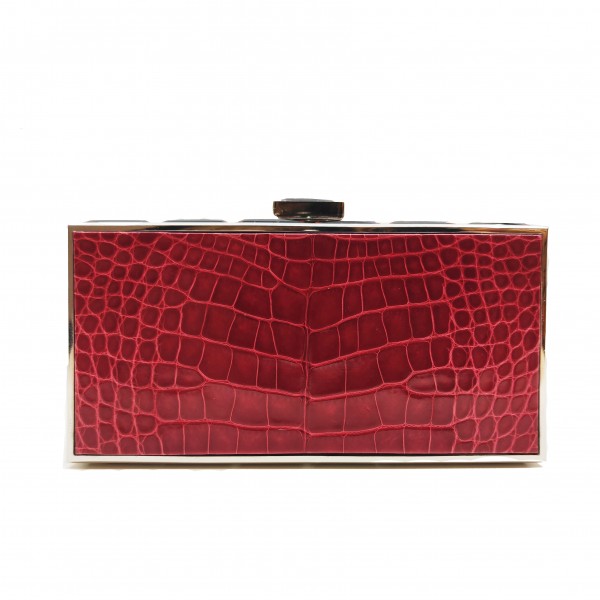 Judith Leiber Gold Tone Red Crystal Clutch with Coin Purse For Sale at  1stDibs | judith leiber lipstick bag, red crystal bag, judith ripka purse