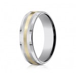 Benchmark - Tungsten and Yellow Gold Ring 