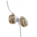 Damiani Yellow Gold Diamond Earring- 00076