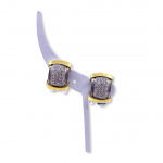 Damiani Yellow Gold Pave Diamond Earring- 00087