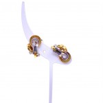 Damiani Yellow Gold Earring Stud- 00547