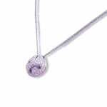 Damiani White Gold Oval Necklace- 00554