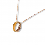 Damiani Yellow Gold Pave Diamond Necklace- 00596