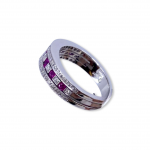 Damiani White Gold Ruby Ring- 00638