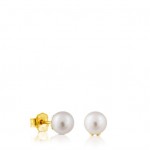 Tous - Pearl Gold Stud Earrings