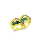 Kabana - Australian Opal and Diamond Ring