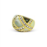 Asch Grossbardt - Mother of Pearl Diamond Ring