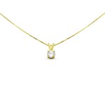Diamond 14k Yellow Gold Necklace 